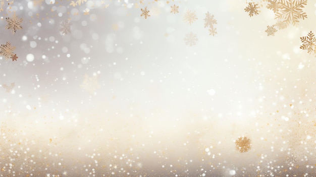 white golden snowflake and sparkles abstract solid