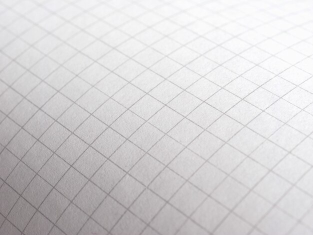 White graph paper texture background