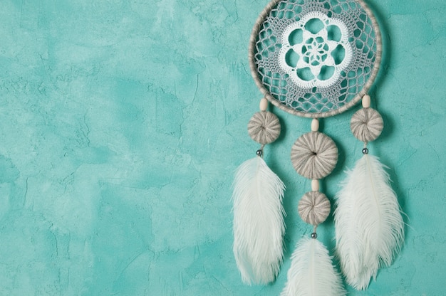 White gray dream catcher