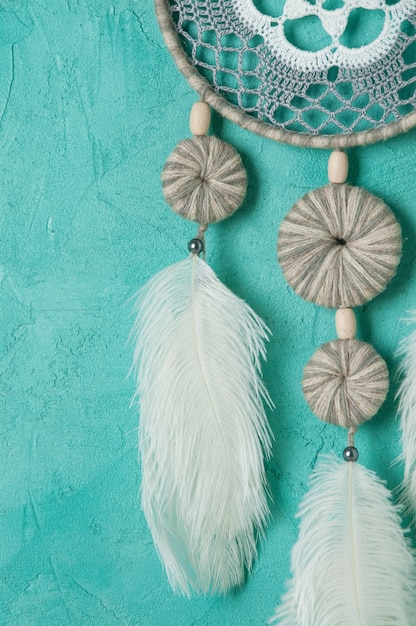 White gray dream catcher 