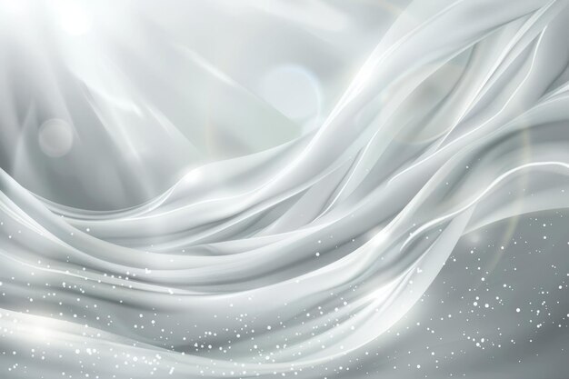 Photo a white and gray picture of a white foamy background with a white swirl