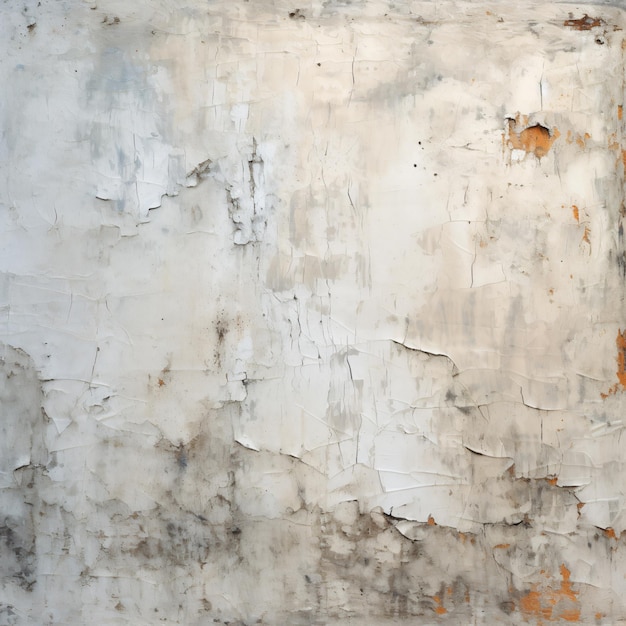 White grunge oil painting concrete old texture wall