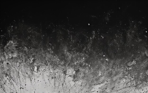 사진 오버레이 및 화면 필터에 적합한 검정색 배경의 흰색 그런지 스케치 먼지 및 곡물