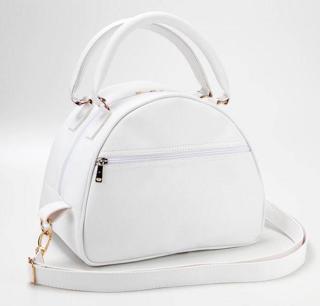 White handbag