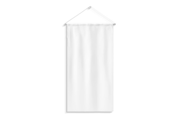 White hanging curtain with the word home on it