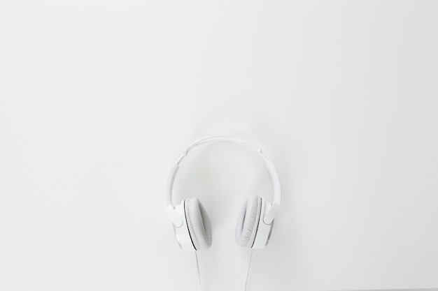 White headphones