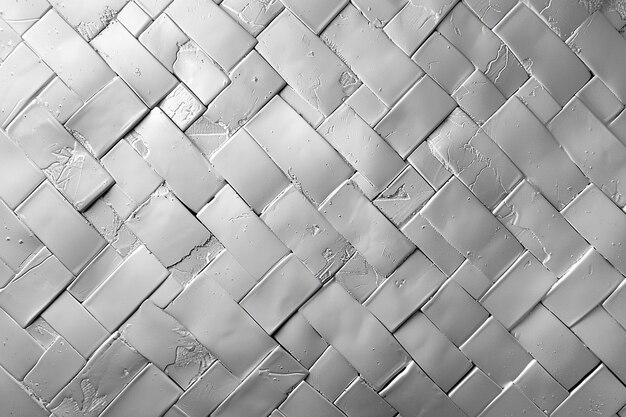 White Herringbone Pattern Texture Background