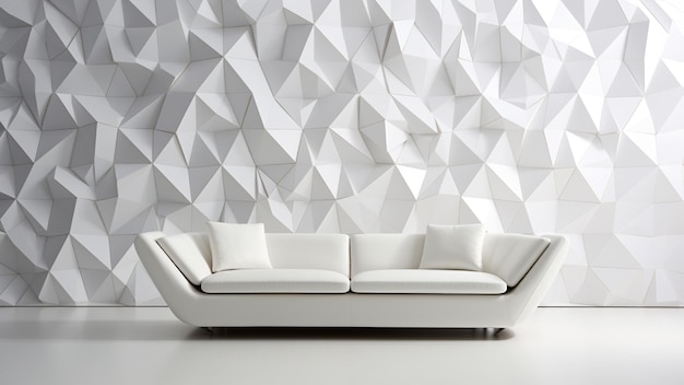 white hexagonal pattern background AI generated realistic 32K