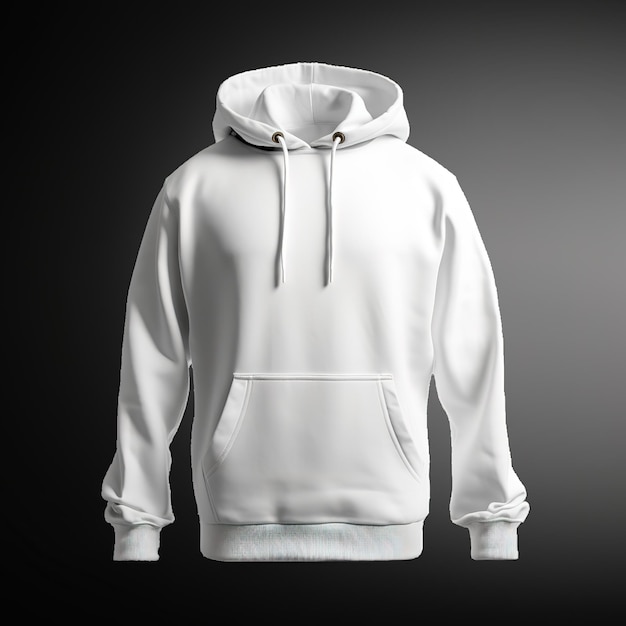 white hoodie mockup