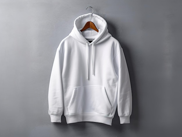 white hoodie mockup