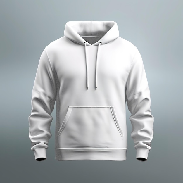 Premium AI Image | white hoodie mockup