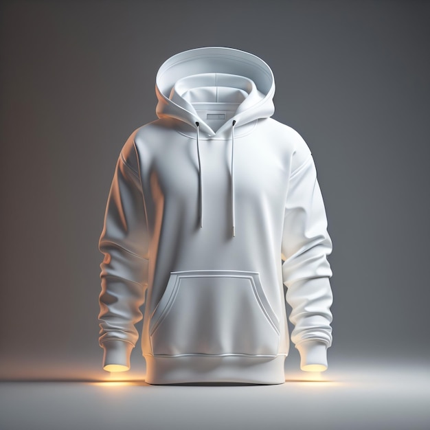 A white hoodie