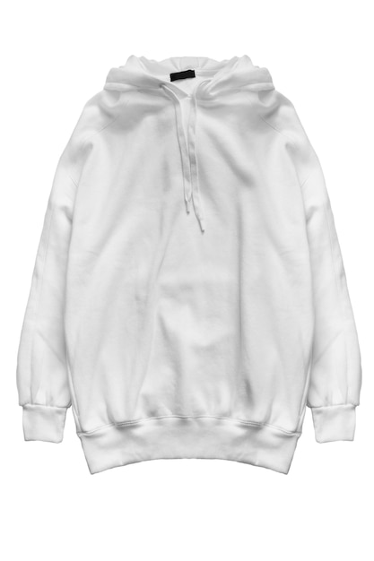 White hoody isolated