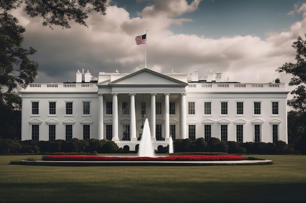 Foto la casa bianca è la residenza ufficiale e il luogo di lavoro del presidente degli stati uniti