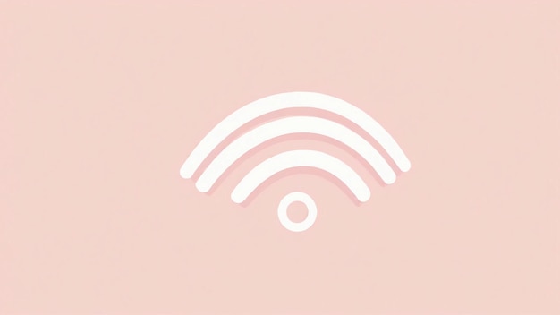 Photo a white icon that says  a symbol of a web