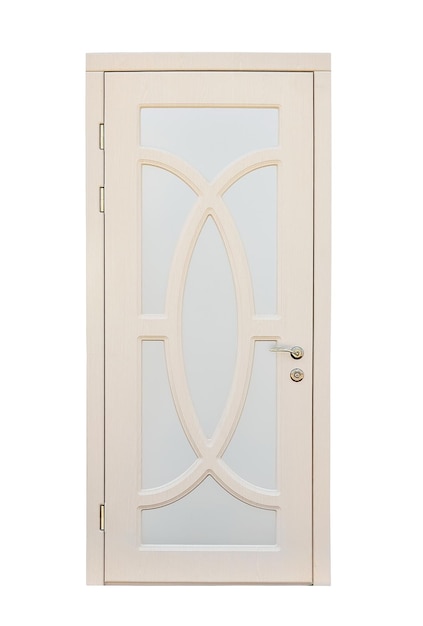 White interior door