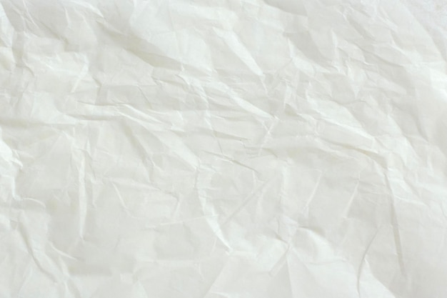 White ivory wrapping crumpled paper texture background