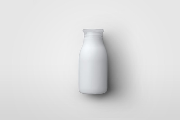 white jarisolated and stands on background bottle for pills can be used in medicine beauty industry