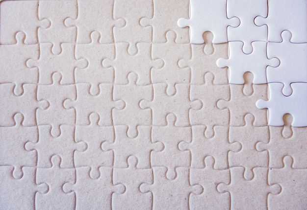 White jigsaw puzzle