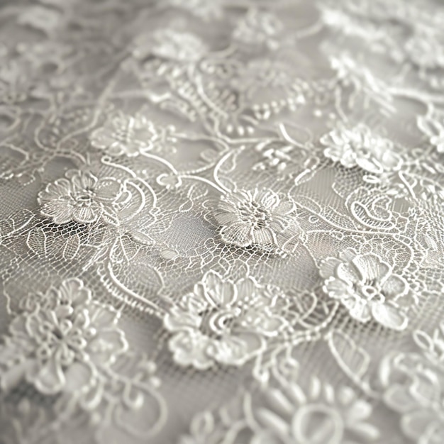 Photo white lace fabric vintage lace embroidered lace lace fabric white lace textile