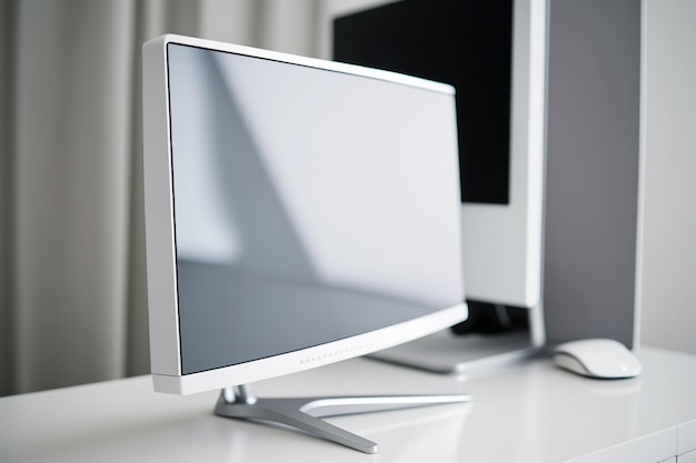 White LED gamer monitor made especially for those who like to play One of the main differences of the gamer monitor is that it can update the images on the screen faster