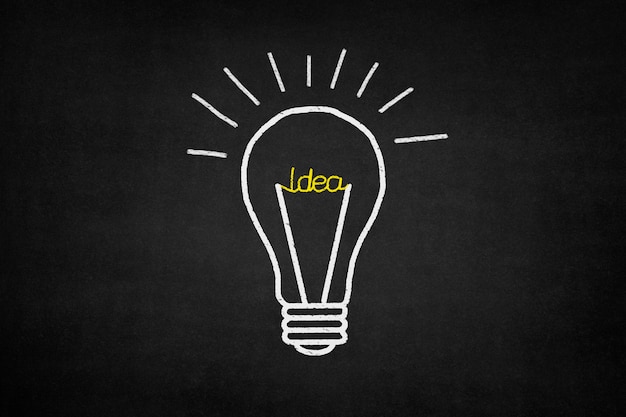 white light bulb with yellow filament