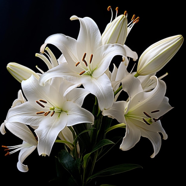 white lily flower