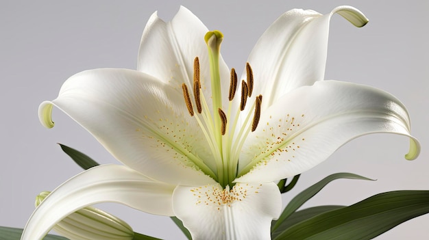 A white lily