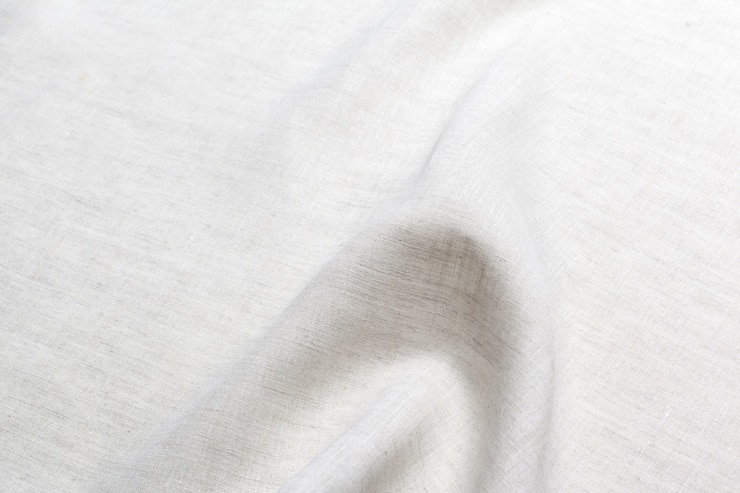 Photo white linen canvas texture