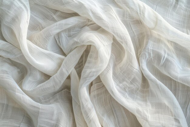 White linen texture as background