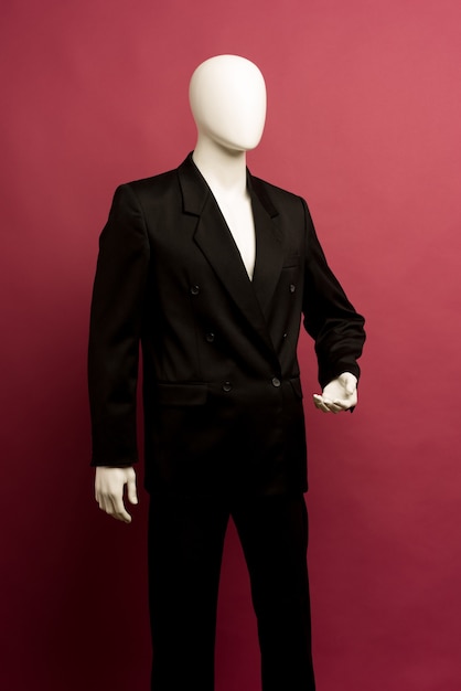 black white male clothing mannequin full