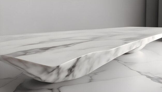 White Marble For Product Display Ai Generated