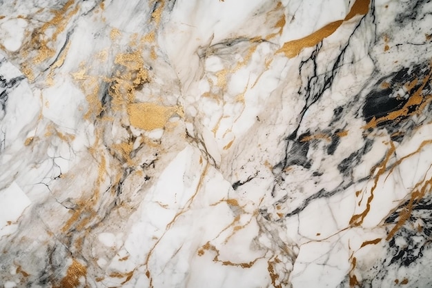 White marble texture with gold flecks