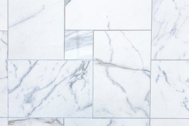 white marble tile wall for texture background
