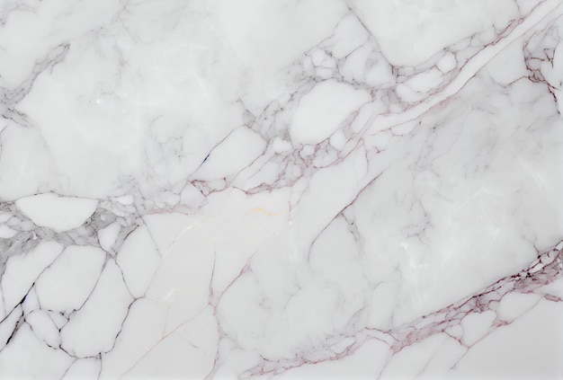 White marble with pink rose veins abstract background