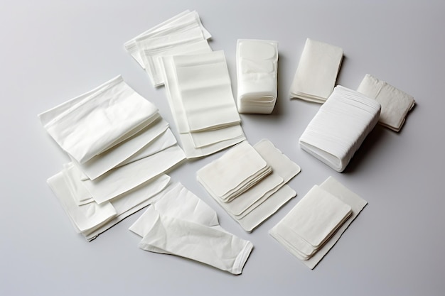 White Medical Dressing Material Generative AI