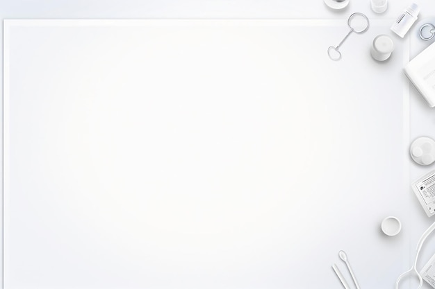 Photo white medical website background