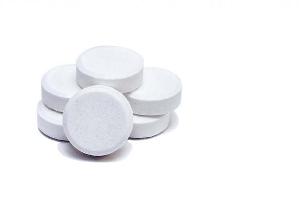 Photo white medicine pills