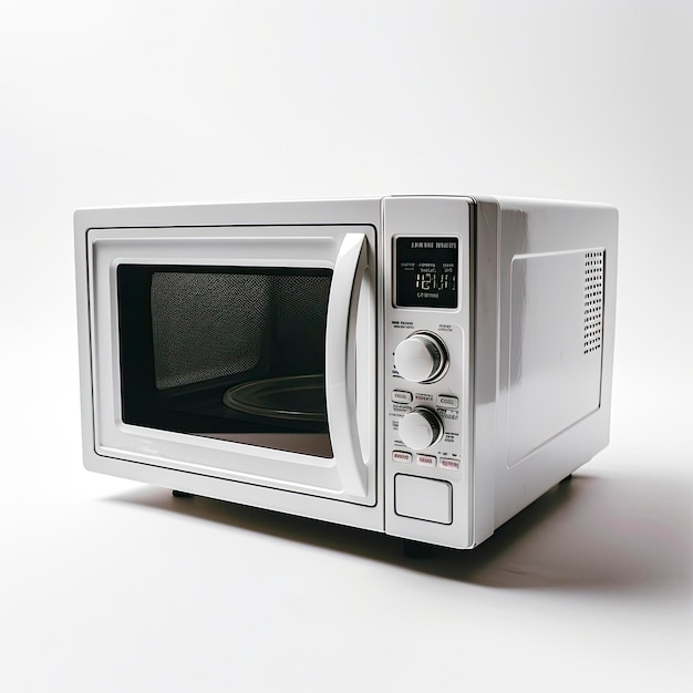 A white microwave