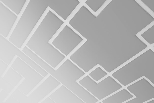 White minimal geometry background