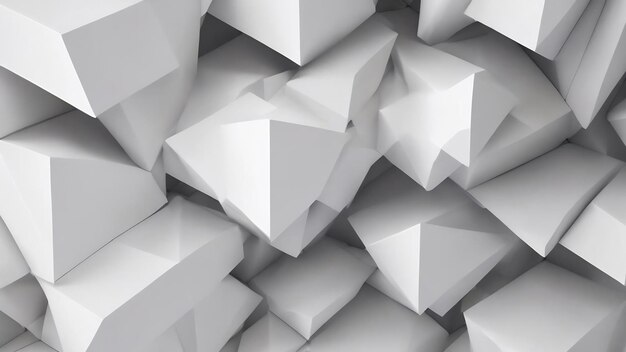 White minimal geometry background