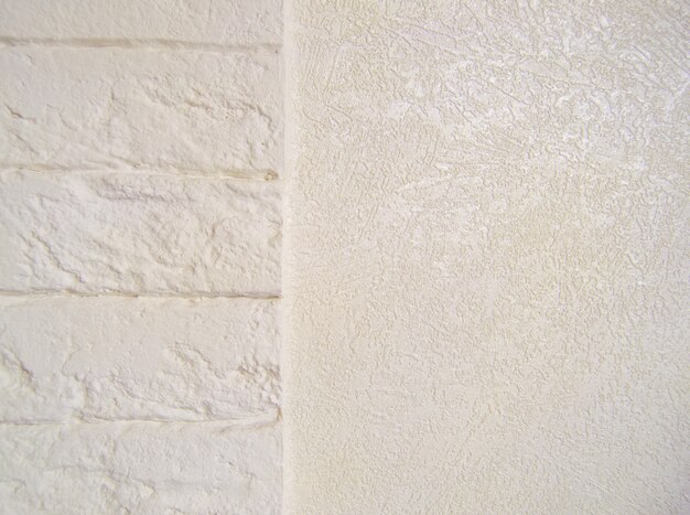 White misty brick wall for background or texture.