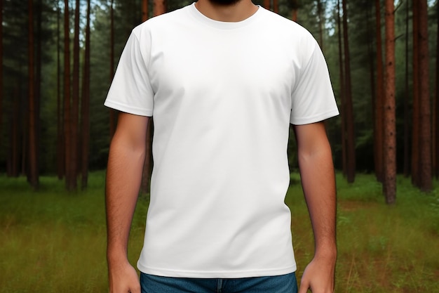 white model t shirt