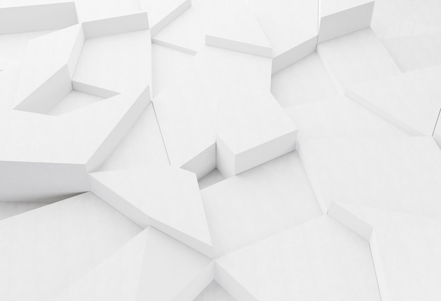 White modern geometrical background