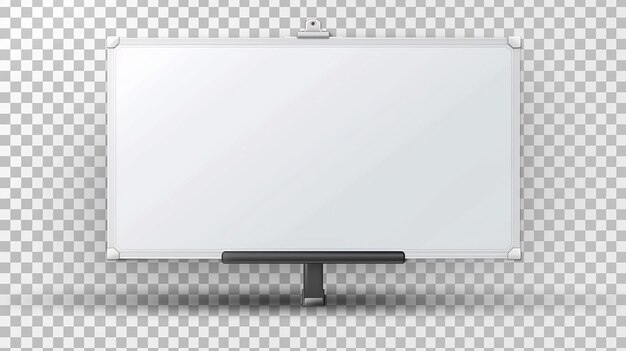 a white monitor with a silver frame and a black and white screen on it