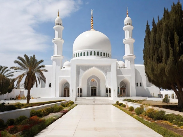 White mosque