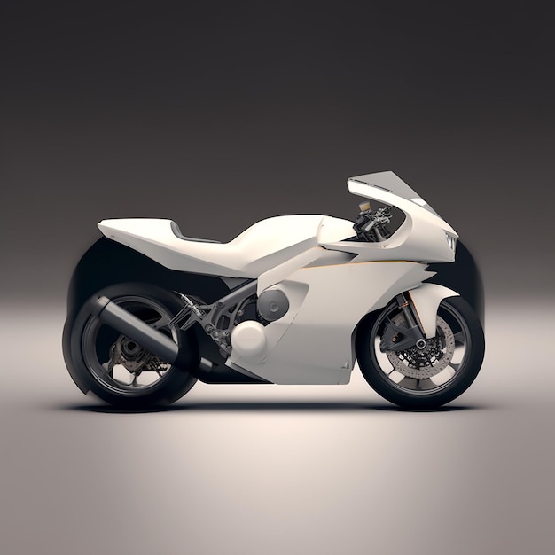 A white motorcycle with the word honda on the side.