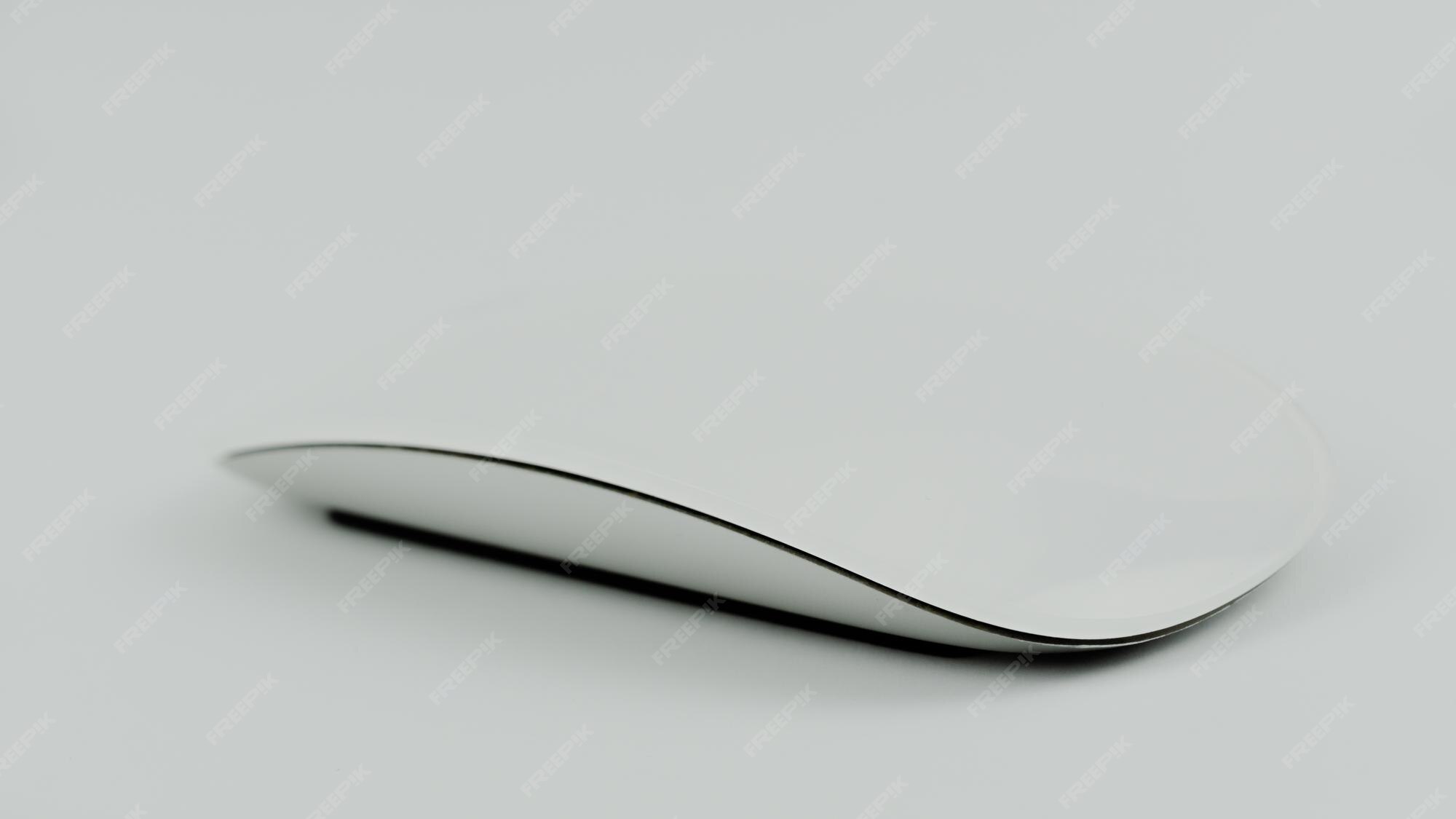 Premium Photo | White mouse on a white background