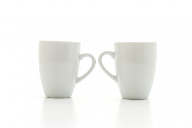 white mug isolated