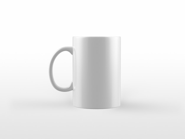 White Mug Mock-Up